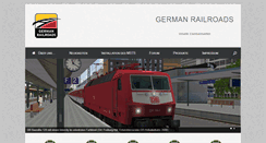 Desktop Screenshot of german-railroads.de