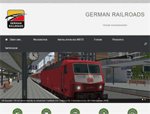 Tablet Screenshot of german-railroads.de